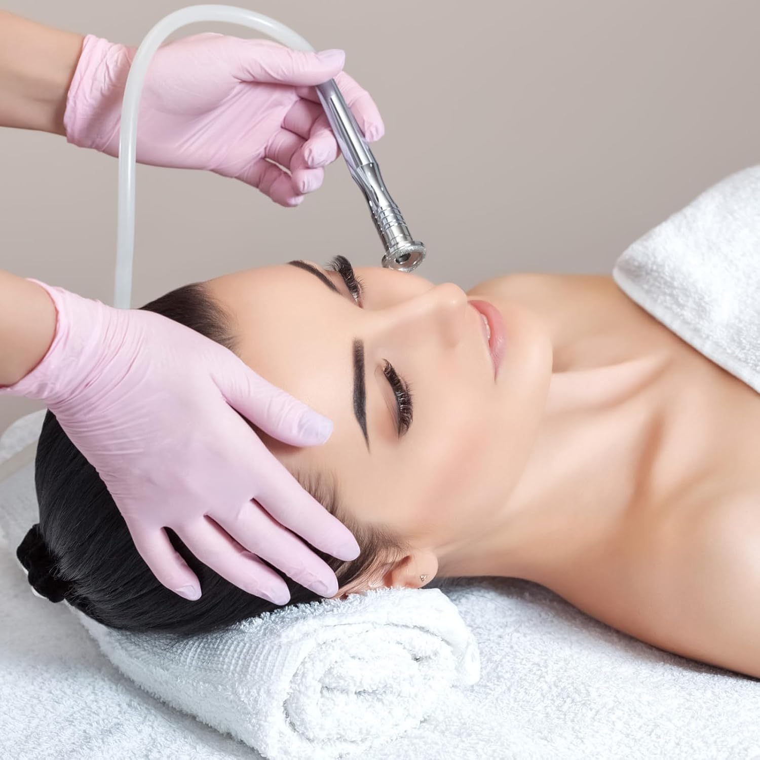 2 in 1 Diamond Micro der-ma-bra-sion Machine, Yofuly 0-68cmHg Suction Power Professional Diamond Glow Facial Machine with Spray Kit, Facial Skin Care Equipment for Home Use - Image 8