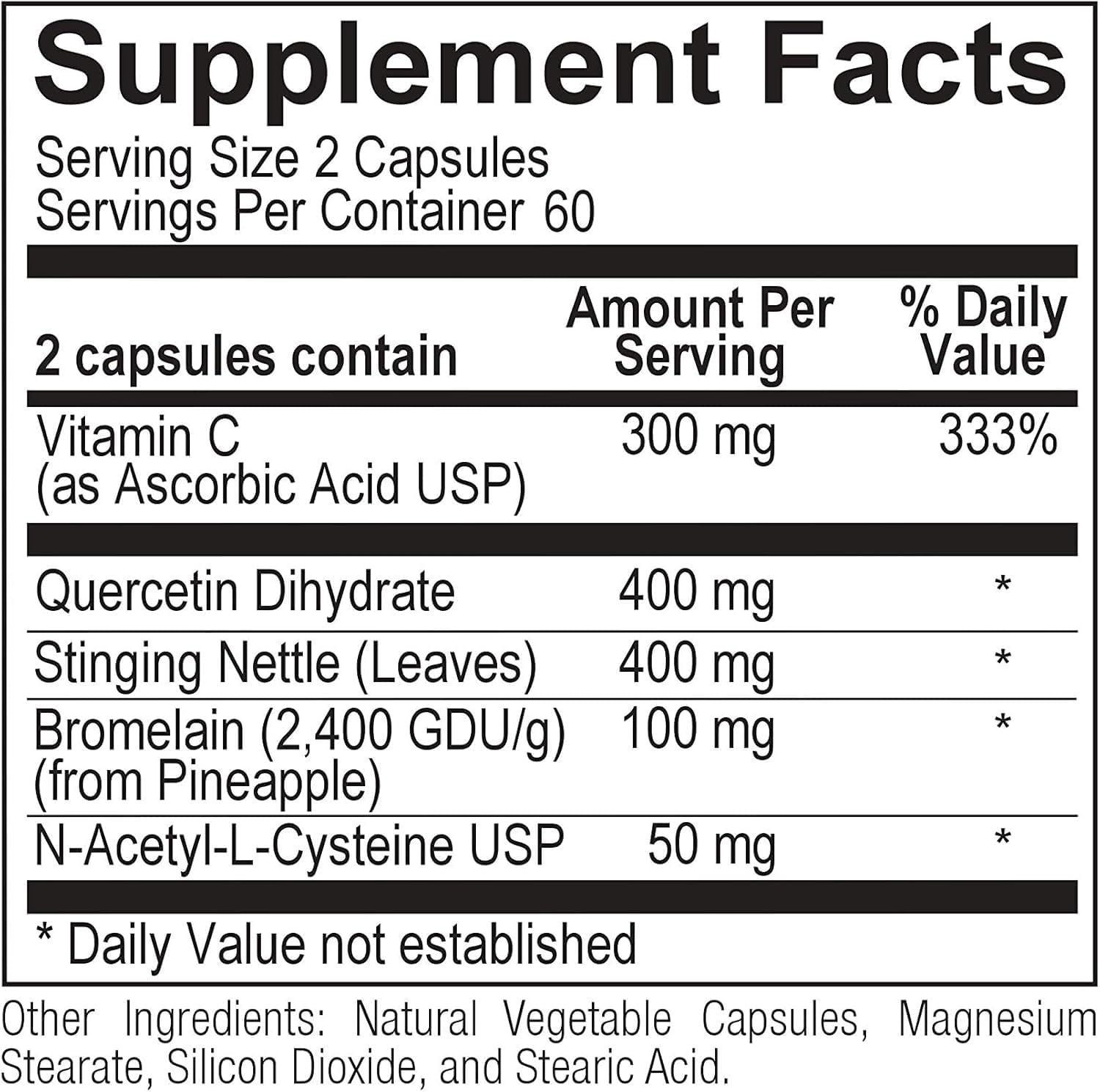 Natural DHIST: D-Hist 120 Capsules (120) - Image 2