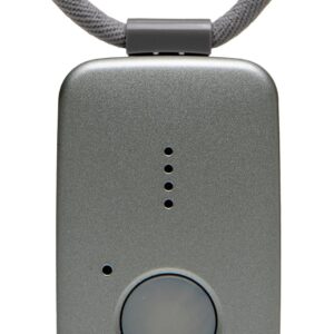 Medical Guardian MGMini | Medical Alert Device for Seniors | Water-Resistant, Emergency Call Button, 24/7 Monitoring, Step Counter, GPS Tracking | Monthly Subscription Required | Silver