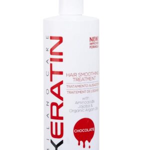 Hair Smoothing Treatment – Keratin Mask for Silky, Smooth Hair – Professional Salon Jojoba Oil and Amino Acid Hair Care System, Chocolate, 16 fl oz