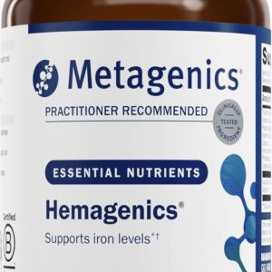 Metagenics Hemagenics – Iron Supplement – Non-Constipating – Vitamin B12, B6 & Folate – Supports Formation & Maintenance of Healthy Red Blood Cells* – Non-GMO, Gluten-Free & Vegetarian – 180 Tablets