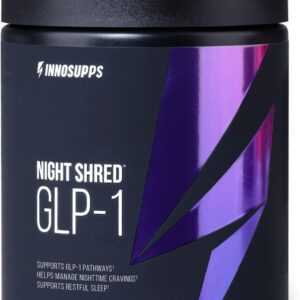 InnoSupps Night Shred™ GLP-1 | Nighttime Metabolic + Sleep Support* | Akkermansia + Ashwagandha | 60 Capsules. 30 Servings.