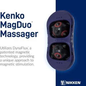 Nikken MagDuo – Massager 13201 – Compact Magnetic Deep Tissue Massager for Fatigue, Tension, and Muscle Comfort