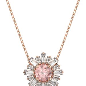 SWAROVSKI Sunshine Jewelry Collection, Pink Crystals, Rose Gold Tone Finish