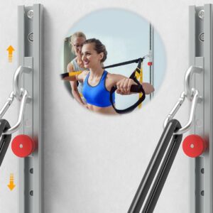 Carbon Steel Reinforced Version (2pcs) Resistance Band Wall Anchor With Automatic Locking Function， Wall Station Anchor For Resistance Bands,Resistance Band Wall Mount System ﻿