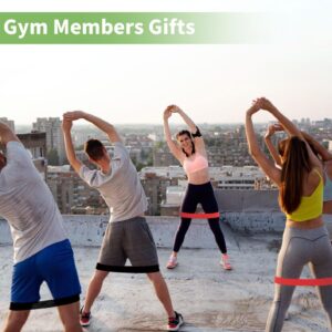 100 PCS Bulk Resistance Bands, Loop Exercise Bands Set for Gym Members Sports Class Students Gift, 5 Pieces Each Set with Storage Bag, Fitness Bands for Outdoor Home Gym Yoga Pilates