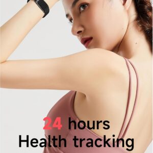 Smart Health Wristband, Fitness & Activity Tracker, One-Touch Measurement Function, Measuring Heart Rate, Sleep, Stress Health Data, 120+ Exercise Modes, Wearable Health Tracker with GPS
