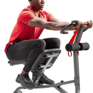 Sunny Health & Fitness Full Body Traction & Stretch Decompression Bench/Table Machine for Lumbar Stretching, Lower Back Pain Relief, Improved Posture Correction, Rehab, Spinal Compression, Flexibility