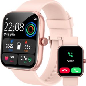 Smart Watch for Women, Smartwatch for iPhone & Android Bluetooth (Answer/Call) Built-in Alexa, 1.91″ HD Fitness Tracker with 105+ Sport Modes, IP68 Waterproof, Sleep/Heart Rate/SpO2/Stress Monitor