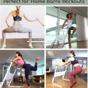 Home Fitness Exercise Equipment for Barre, Ballet, Abs, Arms, Strength & Cardio – Freestanding Strong Stable Design for Pushing & Pulling Excercises