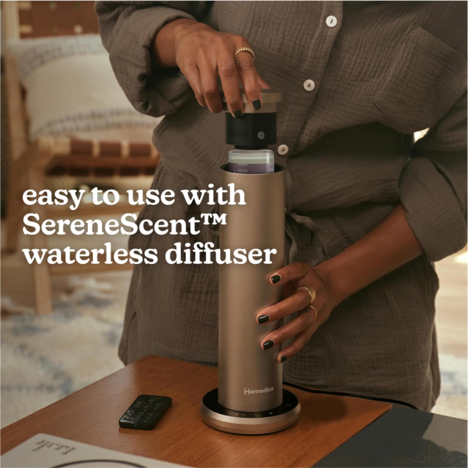 Homedics SereneScent Parisian Affair, Floral & Fresh Home Fragrance Oil, 120 ml, for use with Homedics SereneScent Waterless Diffuser (ARMH-970/973), Clean & Natural, up to 100% USDA Biobased - Image 5