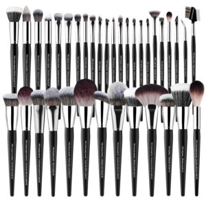 Bueart Design 36Pcs PRO Grade Makeup Brush Set with Super Holder,for discerning beauty enthusiasts&professionals Makeup Artist Crafted for your ultimate instrument for flawless,pro-grade artistry