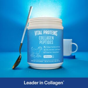 Vital Proteins Collagen Peptides Powder – Grass Fed Collagen Peptides for Hair, Nail, Skin, Bone & Joint Health, Unflavored, 27 Servings