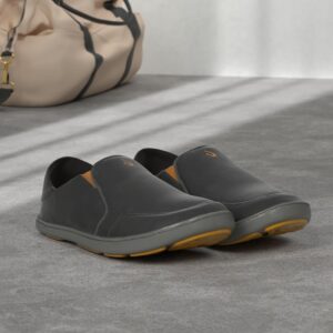 OLUKAI Nohea Mesh Men’s Slip On Sneakers, Lightweight & Breathable Shoes for Everyday Wear, All-Weather & Enhanced Traction