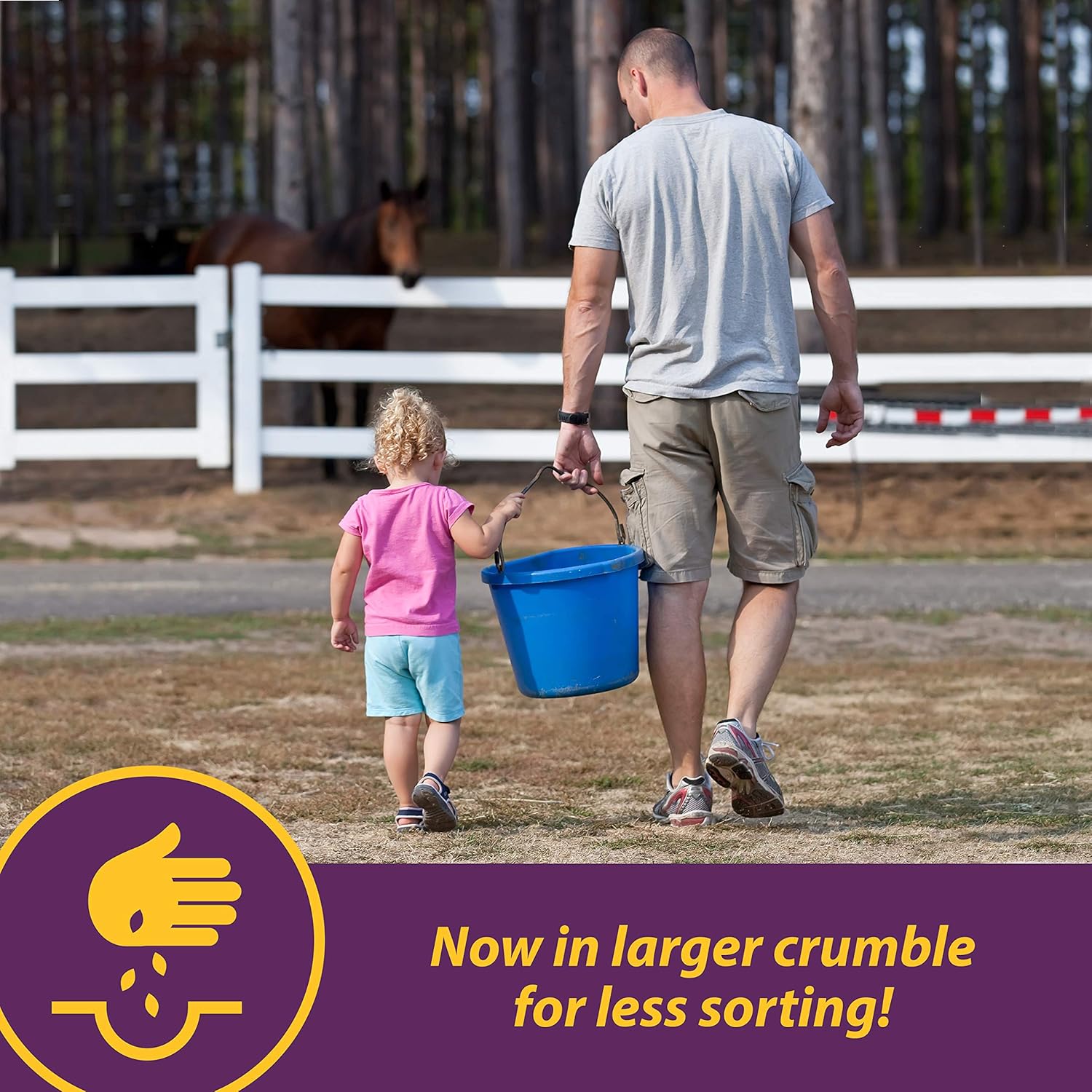 Farnam Horse Health Vita E & Selenium Crumbles Horse Vitamin Supplement, Supports optimal muscle health and antioxidant support, 20 lbs., 640 day supply - Image 5