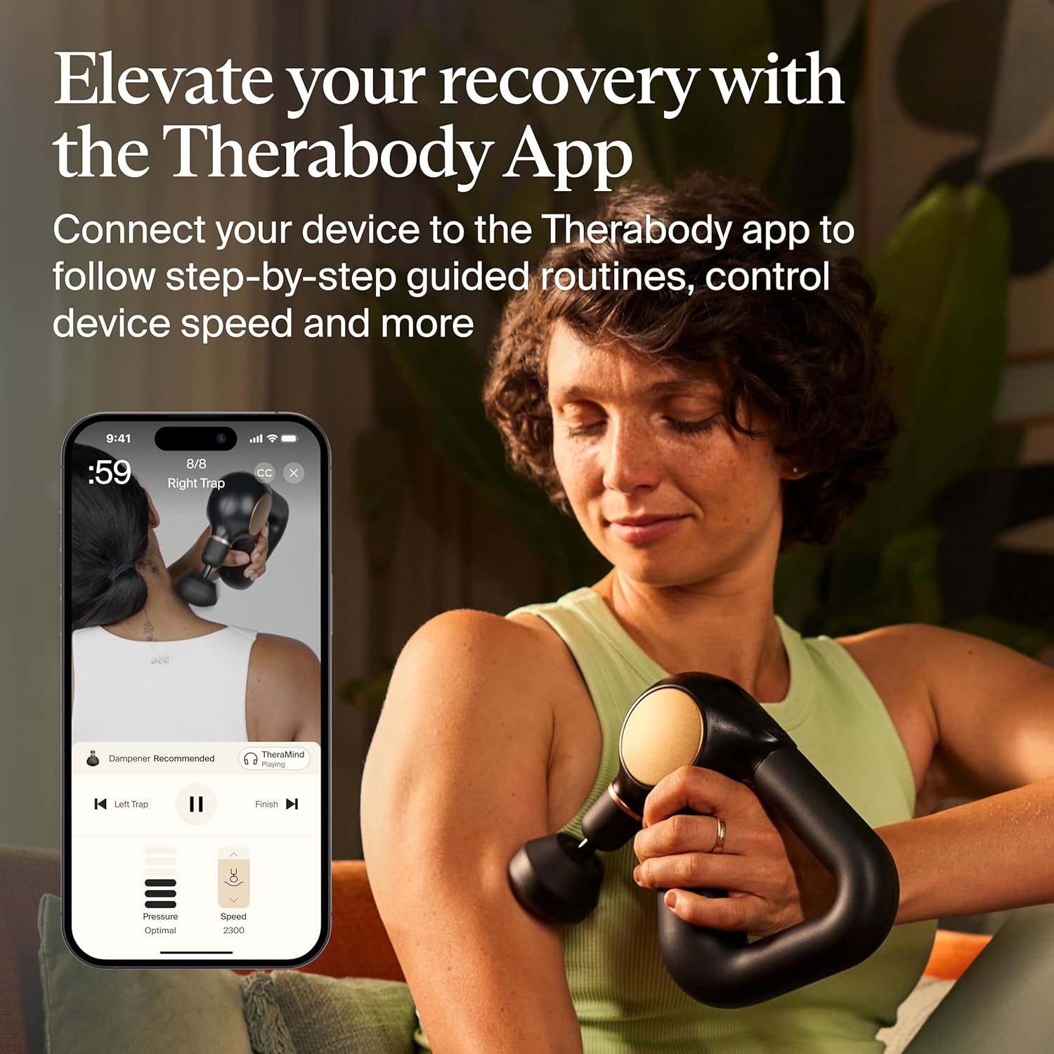 TheraGun Sense by Therabody - Deep Tissue Massage Gun with Preloaded Routines for Stress Relief, Pain Relief & Muscle Soreness in Neck, Back, Leg, Knee, and Shoulder (Black) - Image 6