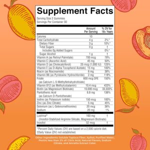 MaryRuth’s Multivitamin + Hair Growth Gummies | with Lustriva® | Biotin 10000mcg | B Vitamins | Formulated for Thicker Hair, Wrinkles, Fine Lines, Skin Care | Ages 18+ | 30 Servings