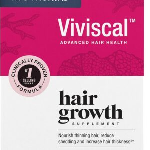 Viviscal Hair Growth Supplements For Women For Thicker, Fuller Hair, Nourishes Thinning & Loss, With Proprietary Collagen Complex, 180 Tablets, 3 Month Supply