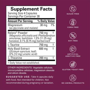 Dr Amen BrainMD Everyday Stress Relief – 120 Capsules, Pack of 2 – Promotes Relaxation & Focus – Non-Drowsy – Gluten Free – 60 Total Servings