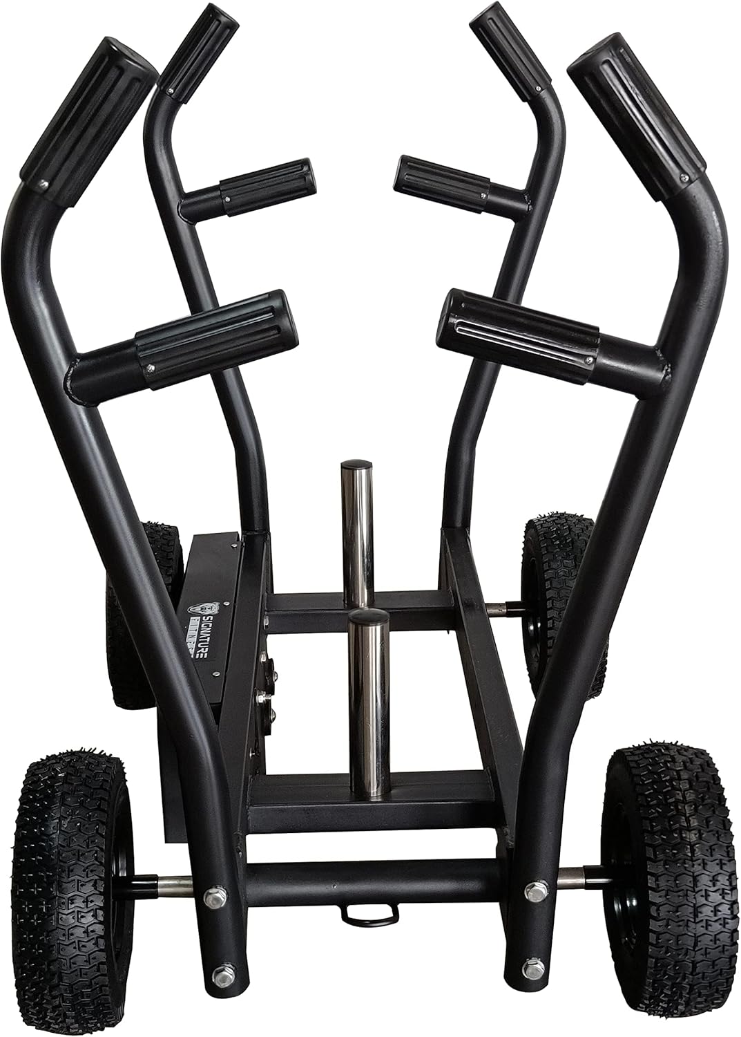 PS Sisyphos Push Sled - 8 Adjustable Levels of Resistance Plus Plate Loaded Weight Resistance, Workout Fitness Sled for Home Gym, Black - Image 3