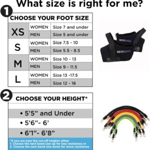 WearBands 5-Level Resistance Bands Training System for Sports & Fitness Training