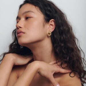 Baby Knot Earrings – Modern Twisted Knot Design – Bold Everyday Jewelry by Heaven Mayhem