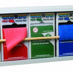 CanDo 10-5111 Dispens-a-Band Exercise Band Rack, Wood, 5 Roll