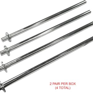 Valor Fitness Power Rack Band Peg Attachment – Heavy-Duty Steel, 20” (Set of 4) – Fits 3/4” Bottom Hole on 2.5″ Valor Racks – Resistance Band Anchors for Squats & Strength Training