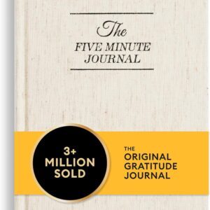 Intelligent Change The Five Minute Journal – Original Daily Gratitude Journal 2025 for Happiness, Mindfulness & Reflection – Daily Affirmations – Undated Planner Gifts for Women & Men