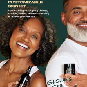 Buttah Skin Supreme Kit for Melanin Rich Skin | CocoShea Revitalizing Cream 2 oz | Vitamin C Serum 1 oz | Cleanser 3.4 oz | Rosewater Toner 3.4 oz | Black Owned Skincare