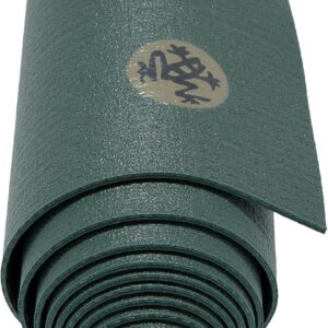 Manduka PRO Travel Yoga Mat 71″ – 2mm | Foldable & Travel Friendly | Lifetime Durability | Teacher Approved | Hygienic Construction | 71 x 24 inches | Black Sage Mist