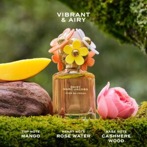 Marc Jacobs Daisy Ever So Fresh Eau de Parfum – Fresh Floral Women’s Perfume – With Notes of Mango, Rosewater & Cashmere Woods