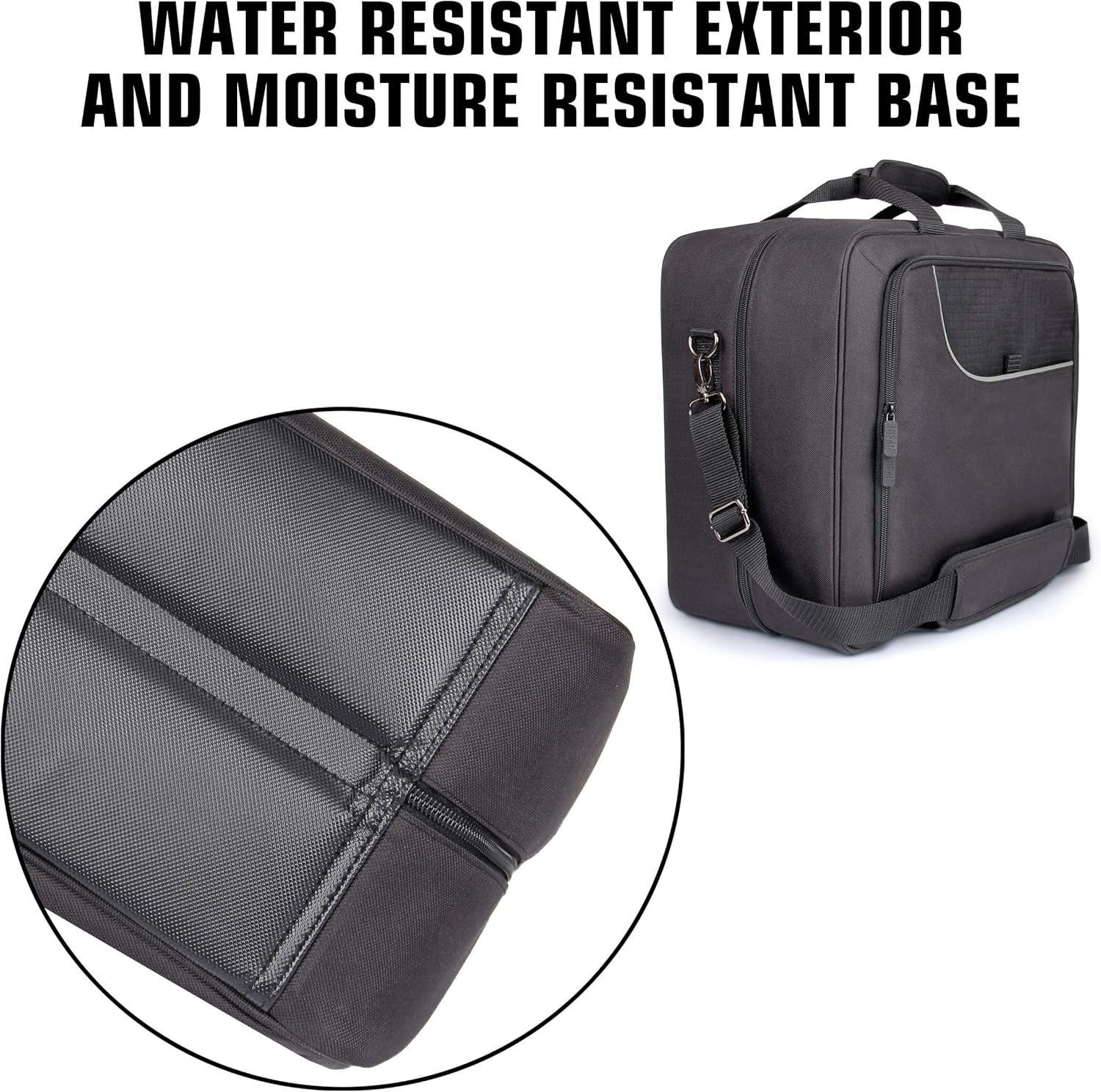 USA Gear Massage Gun Carry Case – Customizable Large Volume Interior, Durable Water & Scratch Resistant Exterior - Compatible with Theragun, Medcursor, Flyby, Hypervolt Massager, Sharper Image, etc. - Image 5