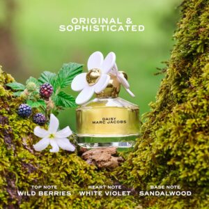 Marc Jacobs Daisy Eau de Toilette – Radiant Floral Women’s Perfume – With Notes of Wild Berries, White Violet, Jasmine & Sandalwood