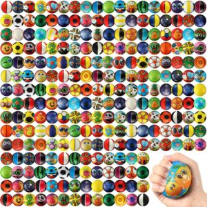 Shappy 300 Pcs Mini Foam Stress Relief Balls Bulk Pack for Adults Boys Girls, Squeeze Stress Balls for Finger Exercise Party Favors Classroom Prizes (Creative Style)
